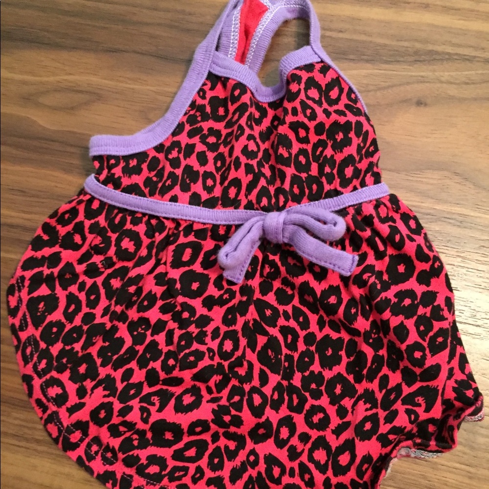 Boots & Barkley Cheetah Dog Dress size S